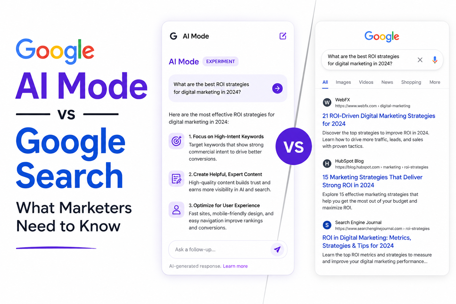 Google AI Mode vs Google Search: What Marketers Need to Know