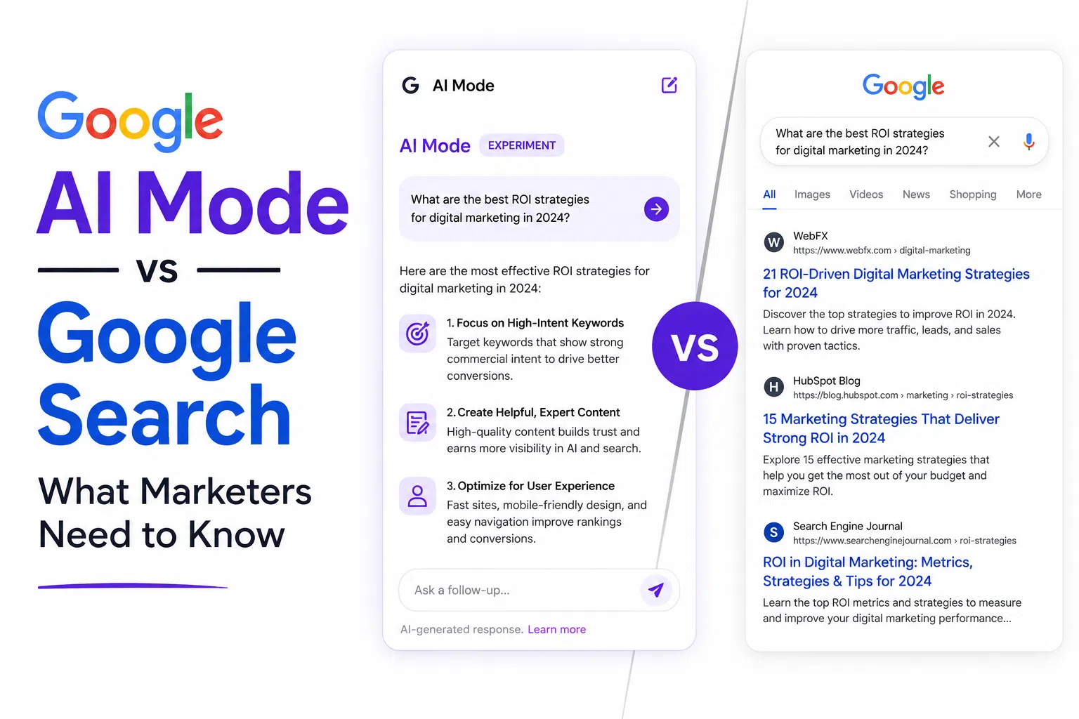 Google AI Mode vs Google Search: What Marketers Need to Know